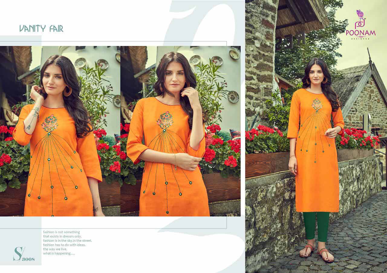 Poonam Designer Riva Vol-3 Cotton Kurti Clothing Poonam Designer Riva Vol-3 Cotton Kurti Clothing